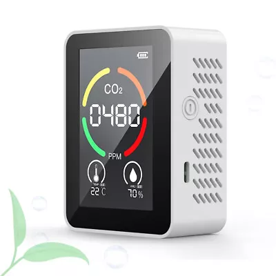 3-in-1 Air Quality Monitor CO2 Temp Moisture 400-5000PPM Carbon Dioxide Detector • $15.99