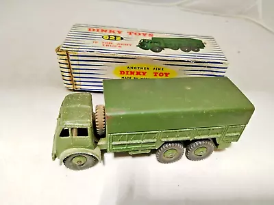 Vintage Dinky Toys 622 Military 10-Ton Army Truck Diecast Model Original Boxed • $44.20