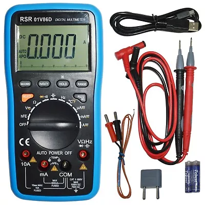 Digital Multimeter Autoranging With USB Interface (Includes Windows Software CD) • $49.99