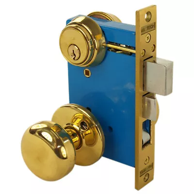 Maxtech Left Hand Reverse Double Cylinder Iron Gate Mortise Lockset • $92.99