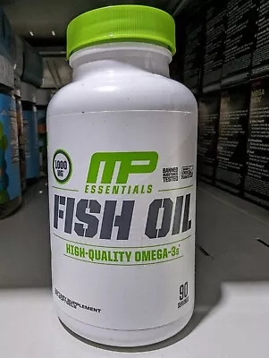 Muscle Pharm Essentials Fish Oil 90 Softgels 2/2024 Exp Date • $9.99