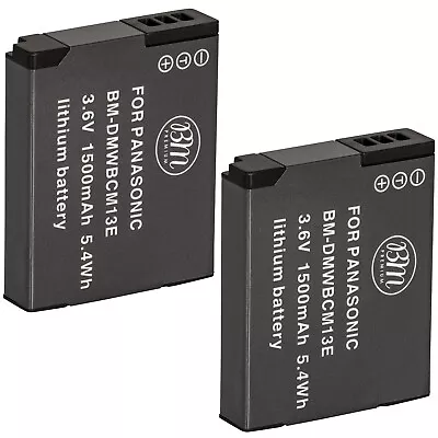 BM 2X DMW-BCM13 Batteries For Panasonic Lumix DMC-ZS27 DMC-ZS30 DMC-ZS35 Cameras • $12.99