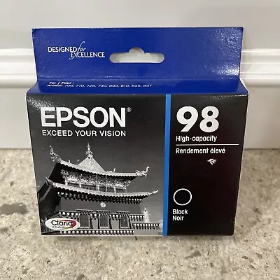 Epson 98 (T098120) Black Ink Cartridge Expried 04/2018 • $16.99