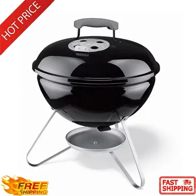 $45.99 • Buy 14  Charcoal Grill Compact Lightweight Durable BBQ Patio Outdoor Cooker Black US