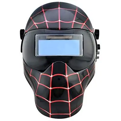 Auto Darkening Welding Helmet Black Spiderman EFP E Series- Ear To Ear Vision... • $144.32