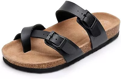 Slip On Flat Cork Mayari Roman Gladiator Sandals For Men With Adjustable Strap  • $34.99