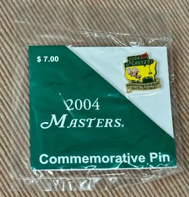 Masters Golf 2004 Commemorative Pin Brand New Augusta National Phil Mickelson • $19.50