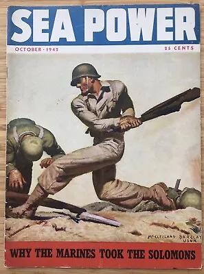 MAG: Sea Power 10/1942-McClelland Barclay Cover Art-war Marines  • $99.99