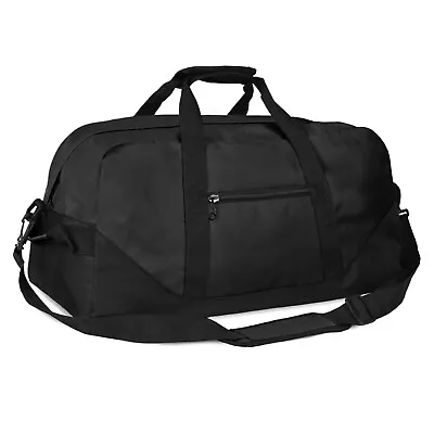 DALIX 21  Sports Duffle Gym Sling Travel Bag In Black • $19.99