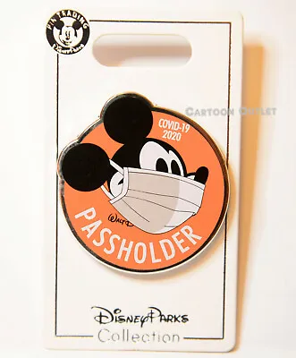 Disney Parks Mickey Mouse Pin Mask On Card Trading Pin Collectible Authentic New • $8.95