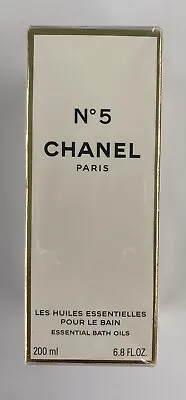 Vintage Chanel No.5 Essential Bath Oils 200ml - New & Sealed • £115
