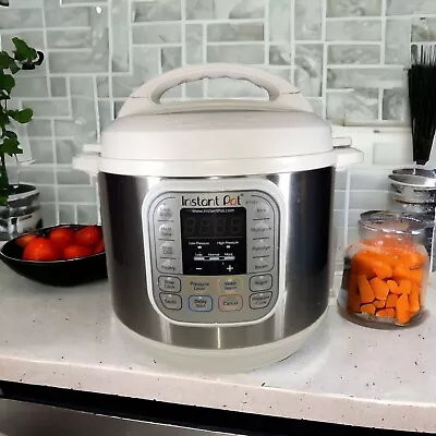 Instant Pot Duo White 60 Electric Pressure Cooker 6 Qt Rare Color • $80.88