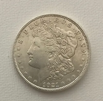 E Pluribus Unum 1921 Silver One Dollar US Coin • $435