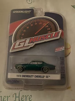 1972 CHEVY CHEVELLE SS Green Machine GL Muscle Series 18 • $40