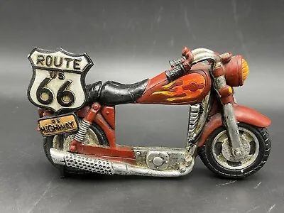Route 66 Motorcycle 4x6 Picture Frame 7 1/2  X 4  X 1  • $9.99