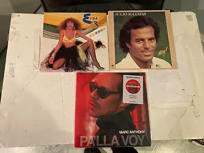 Elba Ramalho-fogo Na-marc Anthony-pa Lla Voy-julio Iglesias Hey-sealed Vinyl • $65