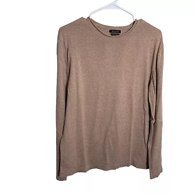 Massimo Dutti Sweater Women's Approx Large Cotton Silk Cashmere Pullover • $11.25