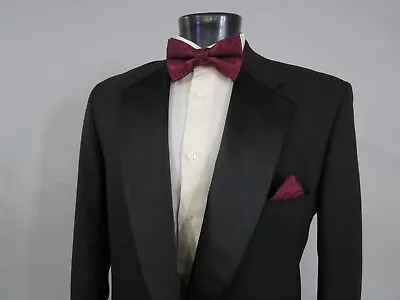 VTG Brooks Brothers EST 1818 Black Classic One Button Tuxedo Suit 41-42 L • $319