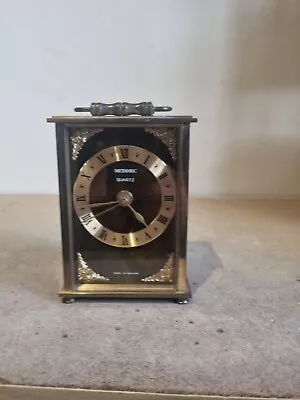 £12.50 • Buy Metamec Carriage Clock.  Quality. Quartz Movement. Made In England Working. (S6)