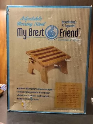 My Brest Friend Adjustable Nursing Stool For Comfort Wood Sturdy • $40