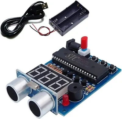 1 Set Ultrasonic Ranging Sensor Module Alarm Learn To Solder Electronics DIY Kit • $13.88