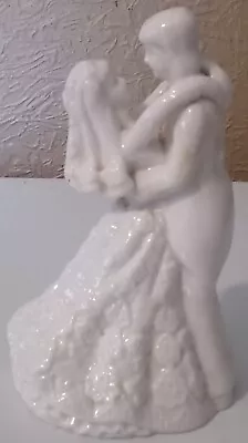 First Dance Vintage Porcelain Bride/Groom Wedding Cake Topper Keepsake Figurine • $9.99