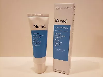 Murad~Acne Control Oil & Pore Control Mattifier W/ BS SPF45 PA++++~1.7oz~NIB • $34.99