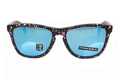 Oakley Frogskins 55 Mm Black Splatter Sunglasses 54-17-138 • $152.15
