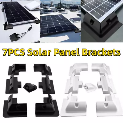 Solar Panel Mounting Brackets Kit Car Roof Mount RV Caravan Boat Camper Vans UK • £8.99