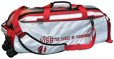 Vise White/Red 3 Ball Tote Bowling Bag • $89.95