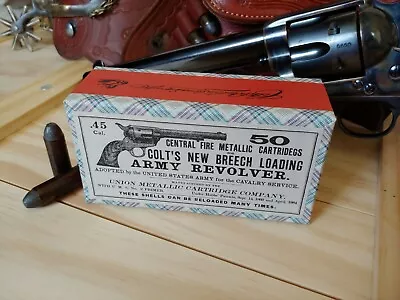 Reproduction Vintage UMC .45 Colt Cartridge Box • $15.95