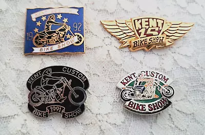£11.50 • Buy NEW 4x Hells Angels Kent Custom Show Pin Badges 91,92,93,94 Bike Memorabilia