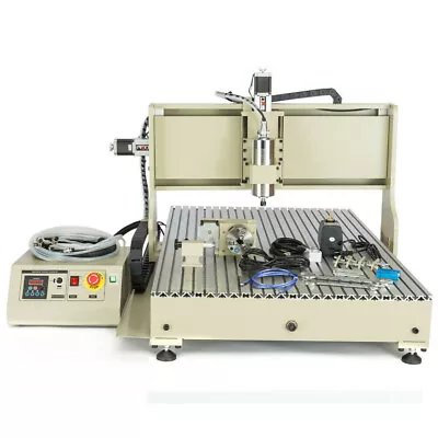 USB 4 Axis 6090 CNC Router Engraver Engraving Carving Milling Machine 1500W US • $1813.50