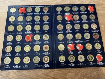 $380 • Buy $2 Dollar Coins Australia. Coloured Sets. Rare Circulated. Great Condition!!!