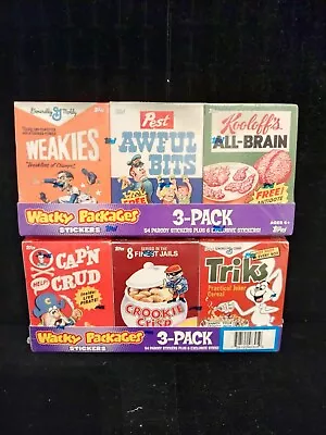 2010 Topps Wacky Packages Set Of 6 Cereal Boxes ANS7 Sealed  • $25