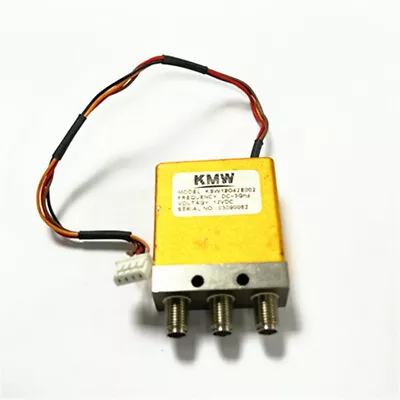 $19 • Buy KMW KSW12O42E002 Microwave RF Coaxial Switch DC-3 GHz 12VDC SMA Connectors