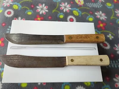 VTG Ontario Carbon Steel Blade Butcher Knifes Old Hickory Handle  • $12.50