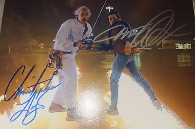 £4.99 • Buy Michael J Fox Christopher Lloyd Back To The Future Signed PRE PRINT Autograph...