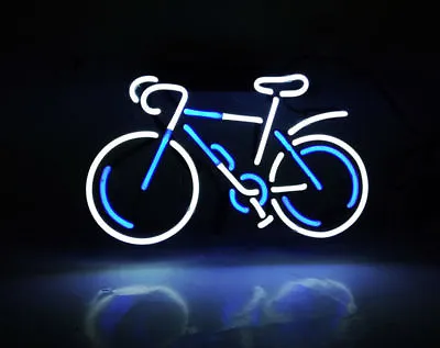 Bicycle Neon Light Sign Bike Club Studio Wall Decoration Visual Artwork 14 X7  • $75