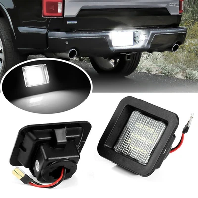$16.99 • Buy For F150 Ford 2015-2022 Smoke LED Plate License Light Bulbs Rear Lamps Assembly