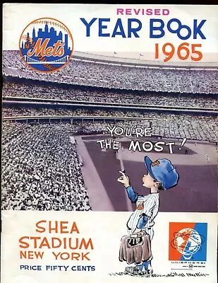 1965 New York Mets Revised Yearbook VG/EX • $75