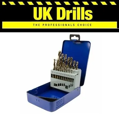 19pc Piece Cobalt Hss Drill Bit Set 1mm - 10mm - M35 Cobalt - Best Quality • £26.80