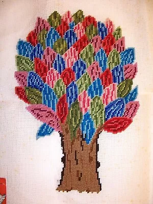 Vintage Madeira Artichoke Preworked 19  19  Needlepoint Canvas Design 13  X 9  • $49.99