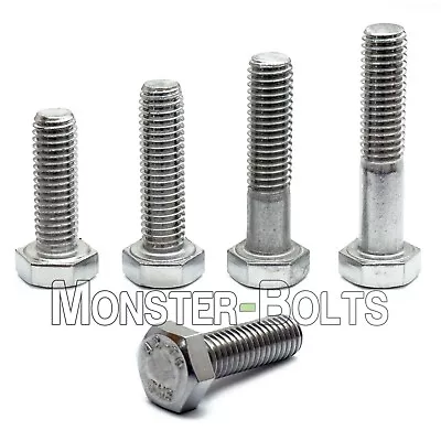 M5 Hex Cap Bolts / Screws A2 Stainless Steel 0.80 Coarse DIN 933 931 Tap 18-8 • $6.76