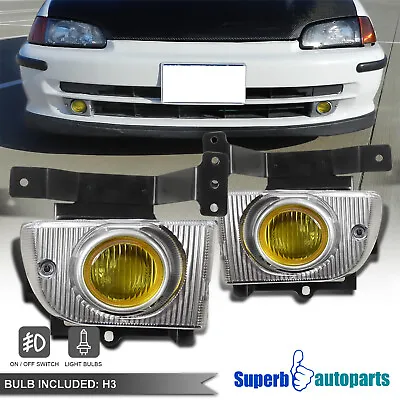 Fits 1992-1995 Honda 92-95 Civic 4-Door Sedan Driving Fog Lights Switch Kit • $39.58