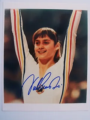 NADIA COMANECI Signed Autographed Photo 8x10 Vintage • $54.99