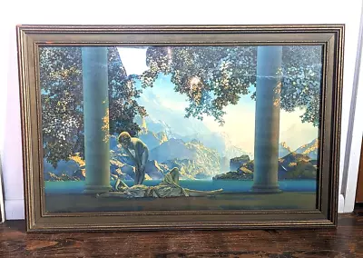 Antique*20s* Maxfield Parrish Day Break* Original Frame* 33.5x21.75 House Of Art • $220