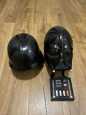Hasbro Star Wars Darth Vader Mask Helmet Voice Changer 2004 Tested Works • £38.61