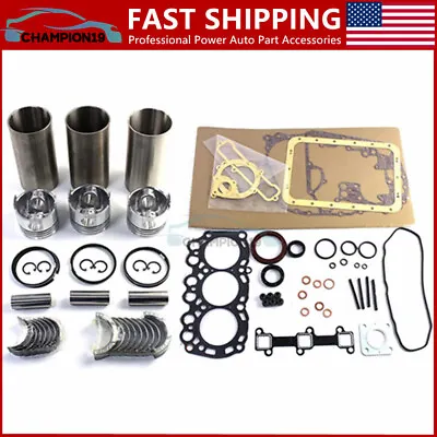 Engine Overhaul Rebuild Kit Set 18MM Pin For Mitsubishi L3E L3E-61SDH Volvo EC15 • $304.12