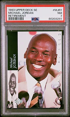 1993 Upper Deck SE Michael Jordan #MJR1 - Retirement - PSA 7 • $10.50